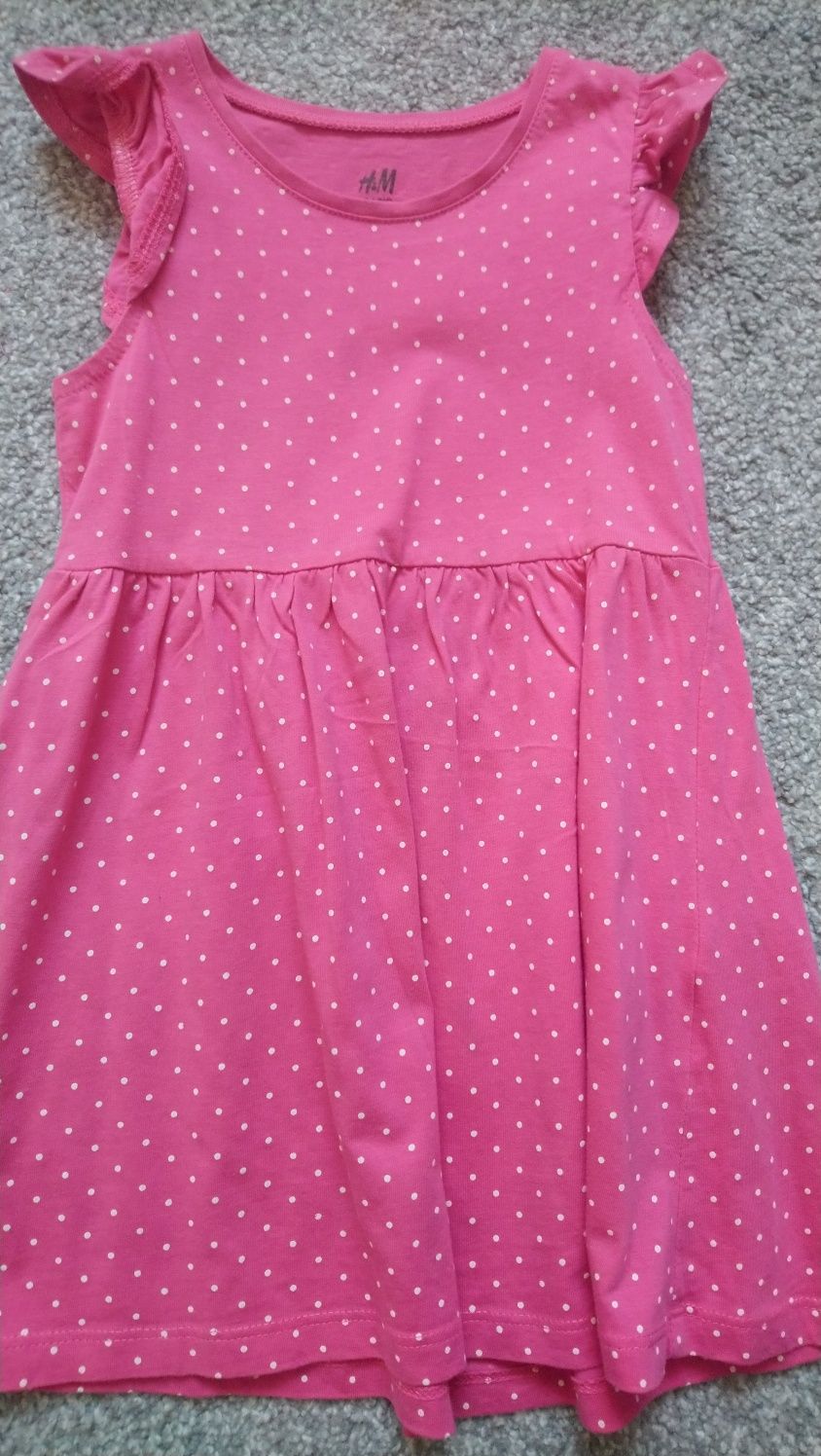Zestaw sukienki sweterek wiosna H&M rozmiar 92