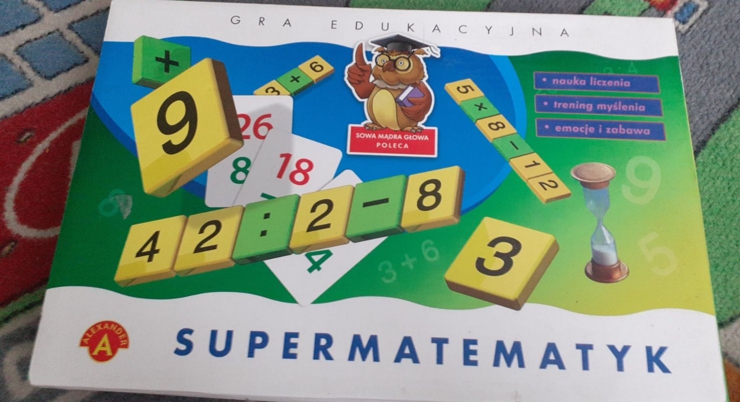 Super matematyk supermatematyk gra edukacyjna Alexqnder