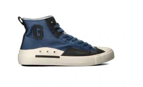 GUESS  Ederle Trampki buty męskie niebieskie Wysokie Oryginalne r 45