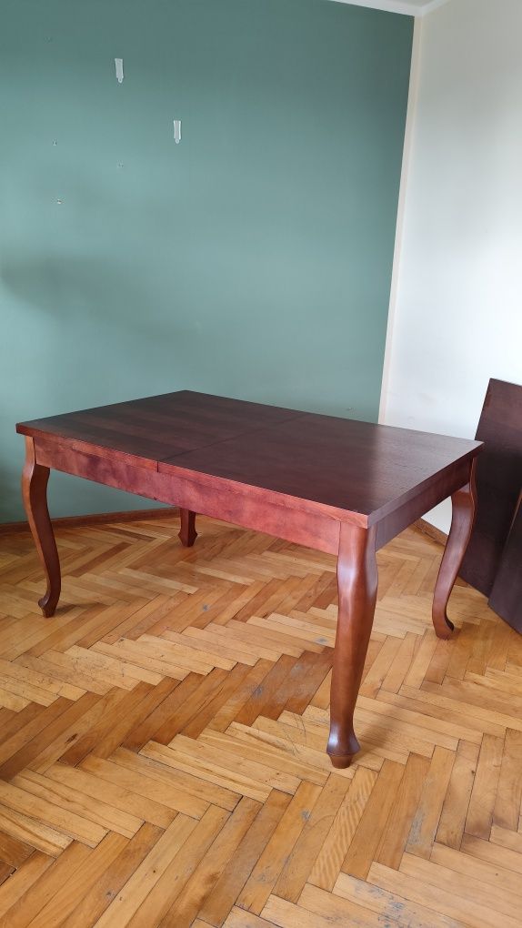 Drewniany stół ciemny orzech