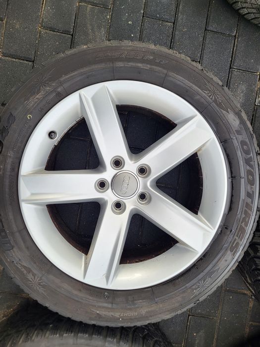 Alufelgi 5x112 17' opony zimowe Toyo 225/55/17 8mn