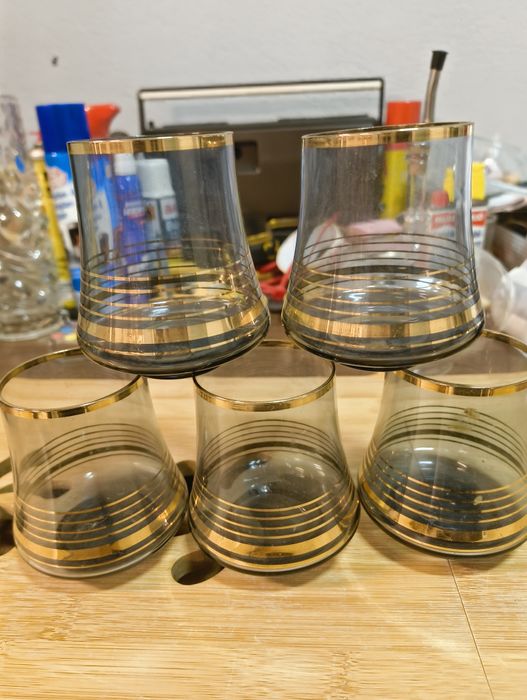 Stare szklanki z PRL-U