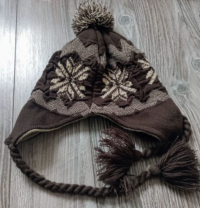 Czapka ocieplana dziecięca unisex scandic chic peruwianka LFC