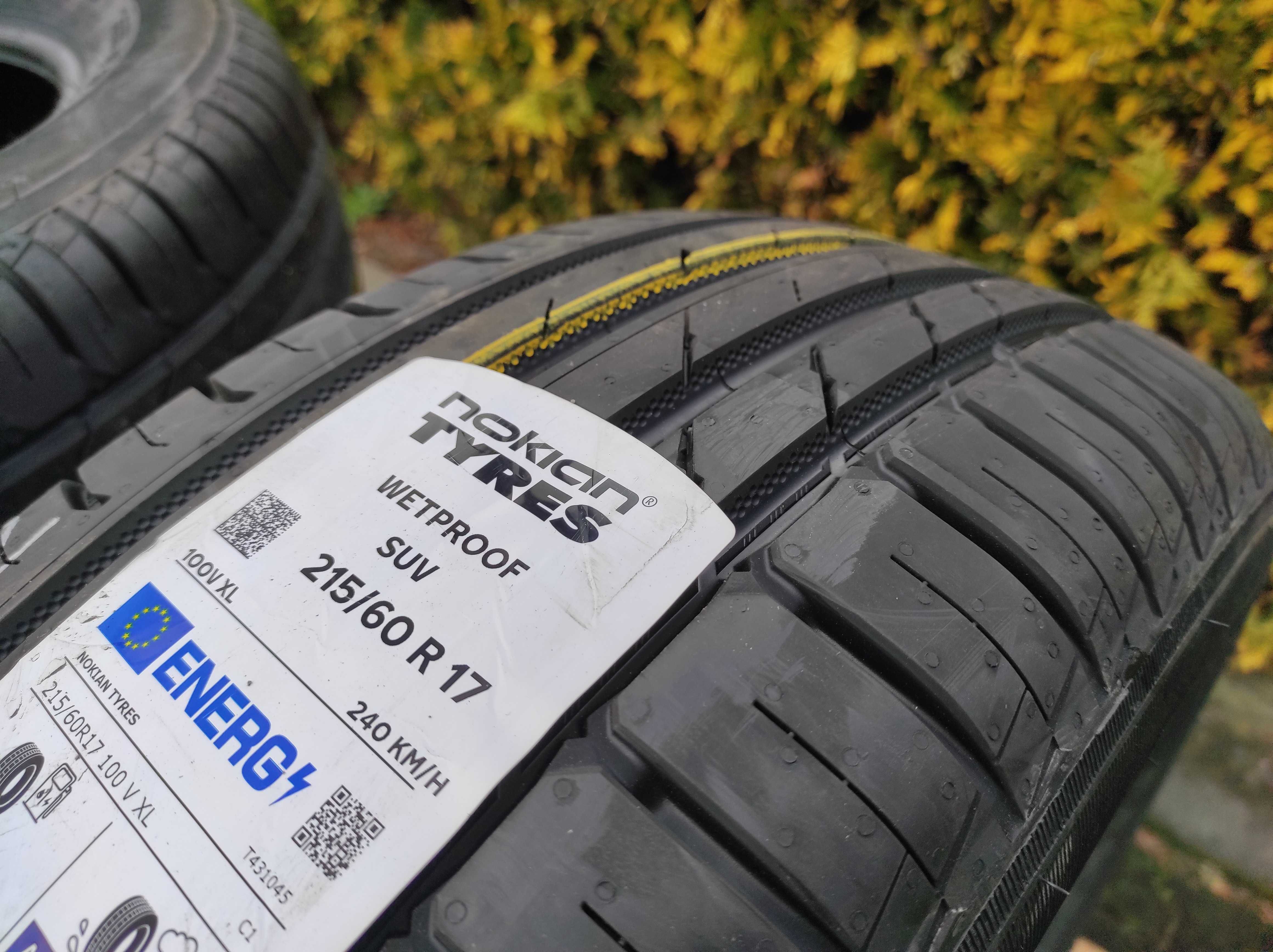 NOWE 4szt letnie 215/60 R17 Nokian Wetproof SUV wzmocnione WYSYŁKA