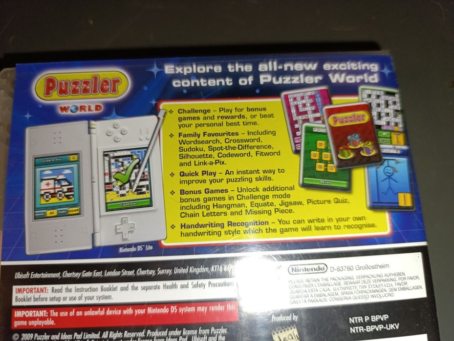 Puzzle World Nintendo DS kompletna język angielski sklep kioskzgrami
