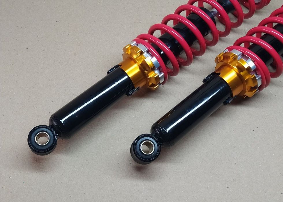 Амортизаторы задние мопеда Альфа Дельта 340мм универсальные