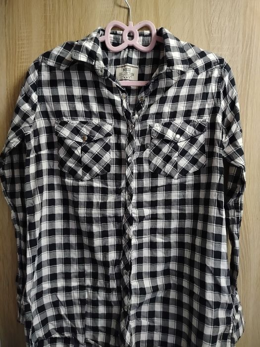 Damska koszula w kratę r L/ XL