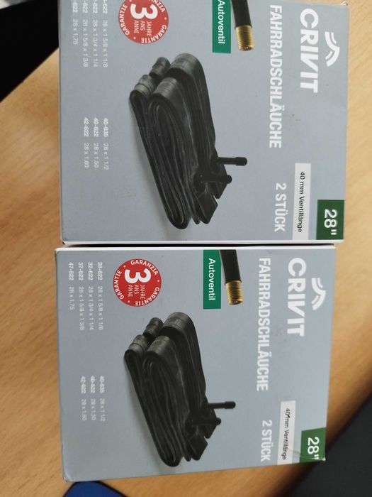 Велосипедна камера (комплект ) Crivit (28") 2 шт.