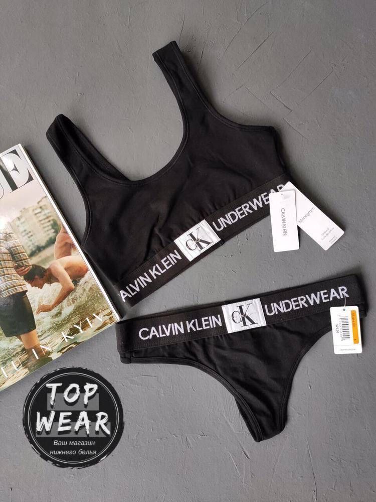 Комплект білизни Calvin Klein Monogram ( Топік/ стрінги )