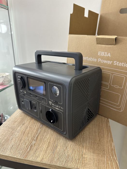 Зарядна станція Bluetti EB3A 600 вт, 268вт, год для дому UPS,ДЖБ