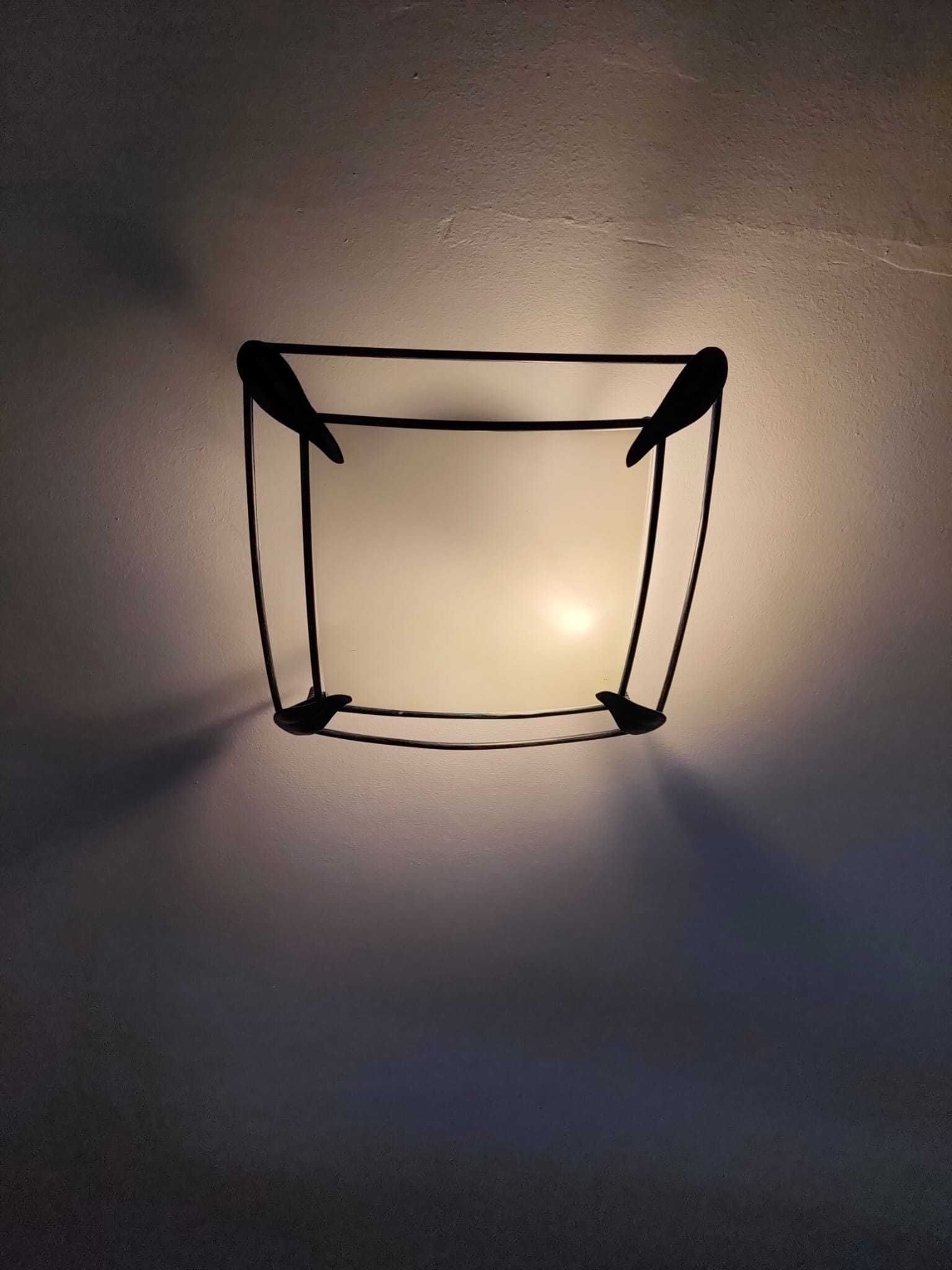 candeeiro de teto com duas lampadas
