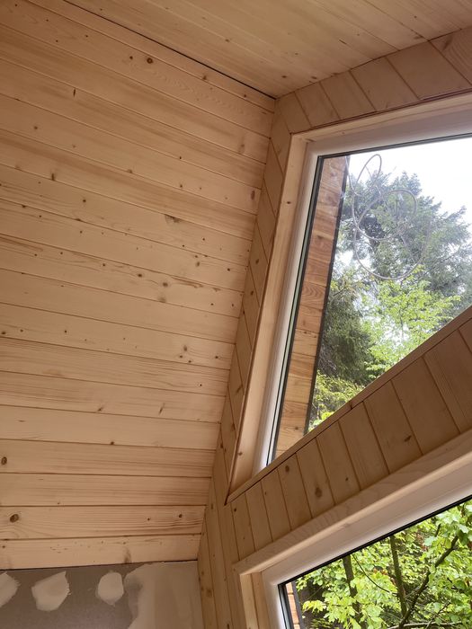 Podbitka boazeria kantowki. Biazeria szczotkowana