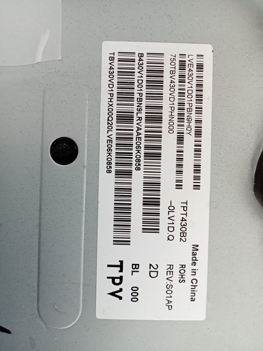 Płyta główna Philips 43PF55525/12