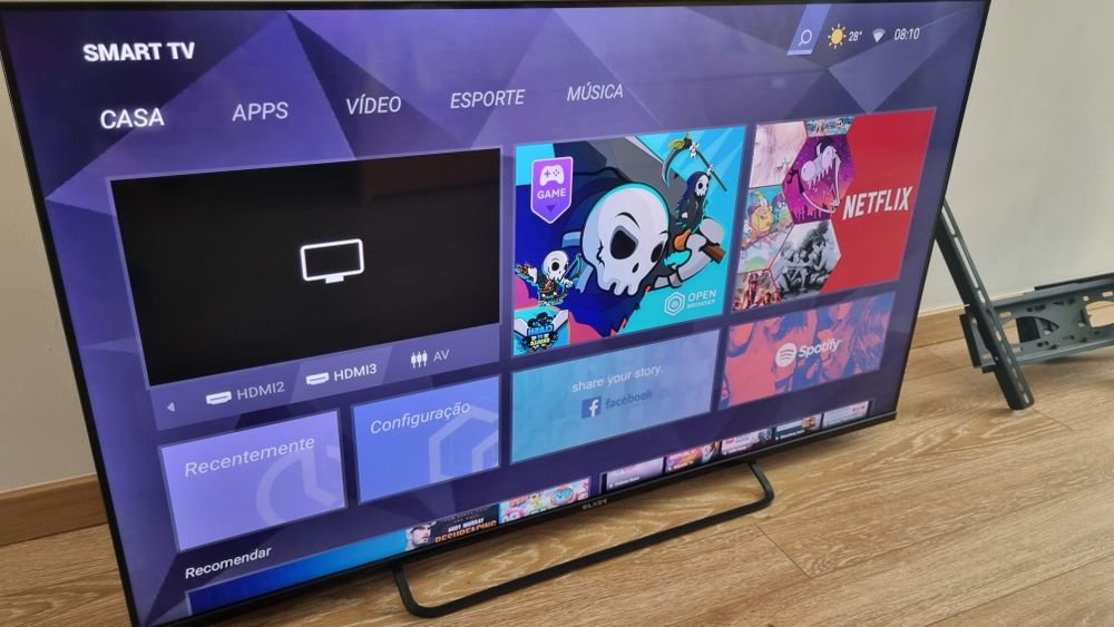 Tv silver 50 polegadas