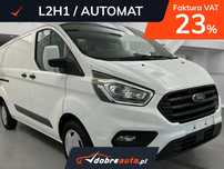 Ford Transit Custom  L2H1 / 2x drzwi /automat /kamera /grzane fotele /hak FV23% GWARANCJA