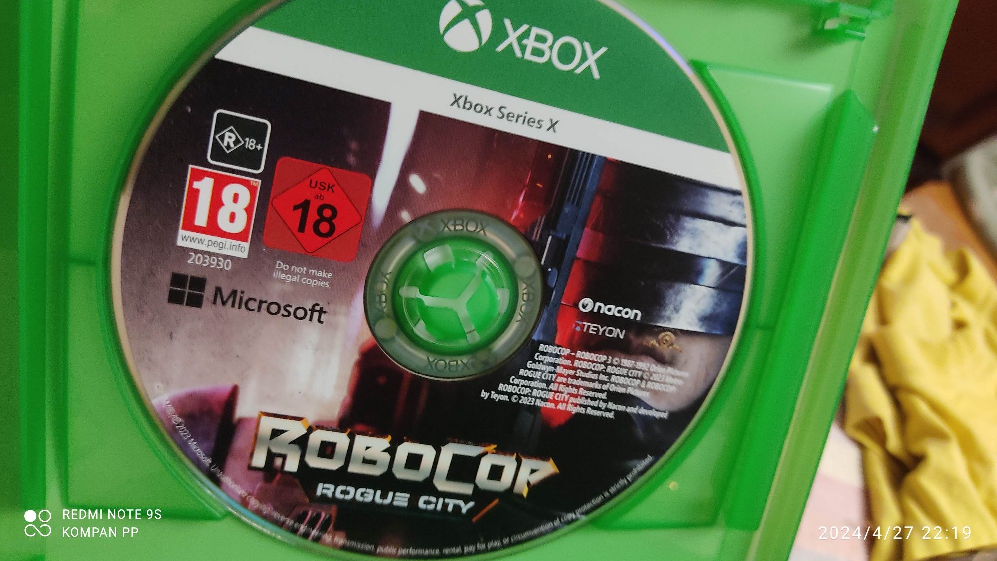 Robocop rogue city  xbox