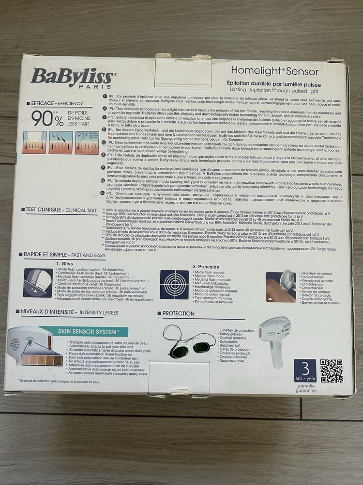 Depilator laserowy BaByliss G960E