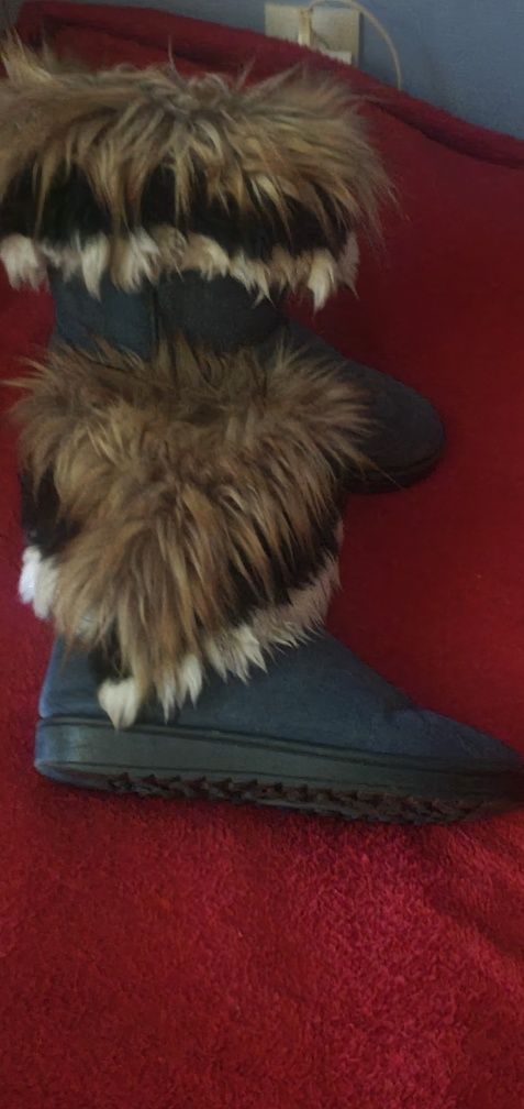 Buty zimowe z futerkiem 38