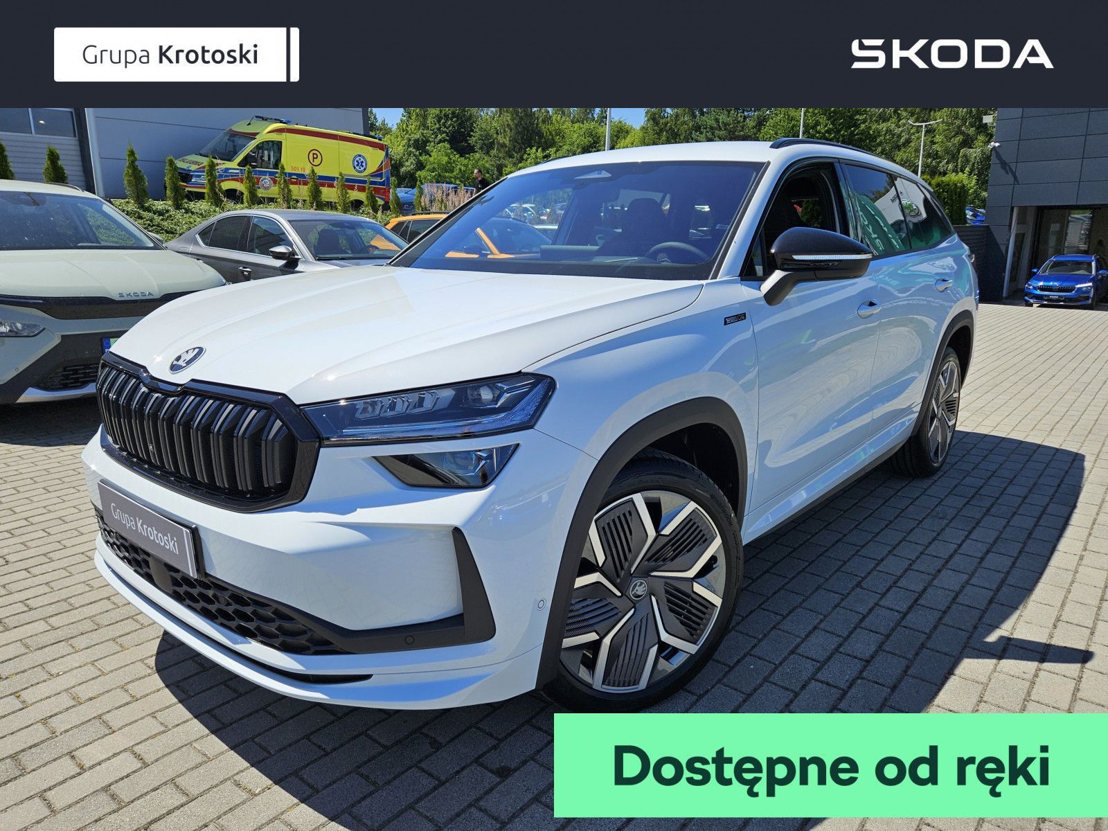 Skoda Kodiaq Sportline 2.0 TDI 193 KM 7-biegowa DSG 4x4 Dostępna od Ręki!