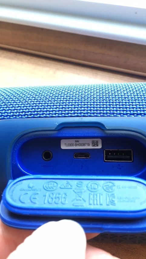 Колонка/акустическая система JBL charge 3 blue