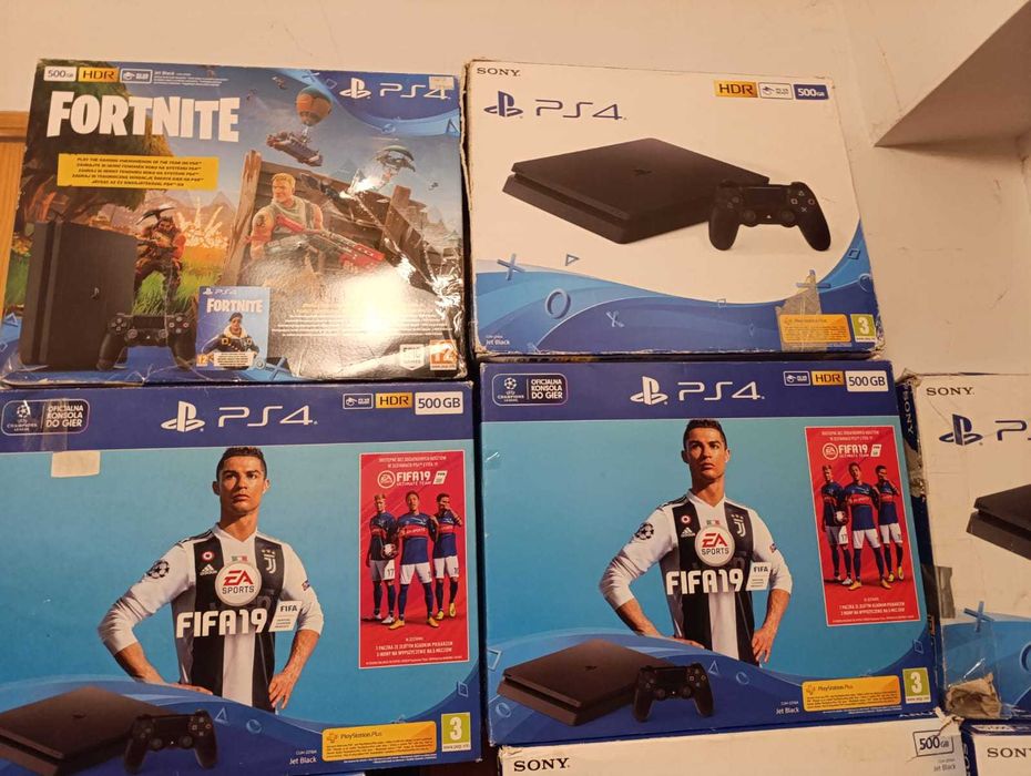 Komplet Kartonów do konsol Ps4 slim Ps4 fat Ps4 Pro