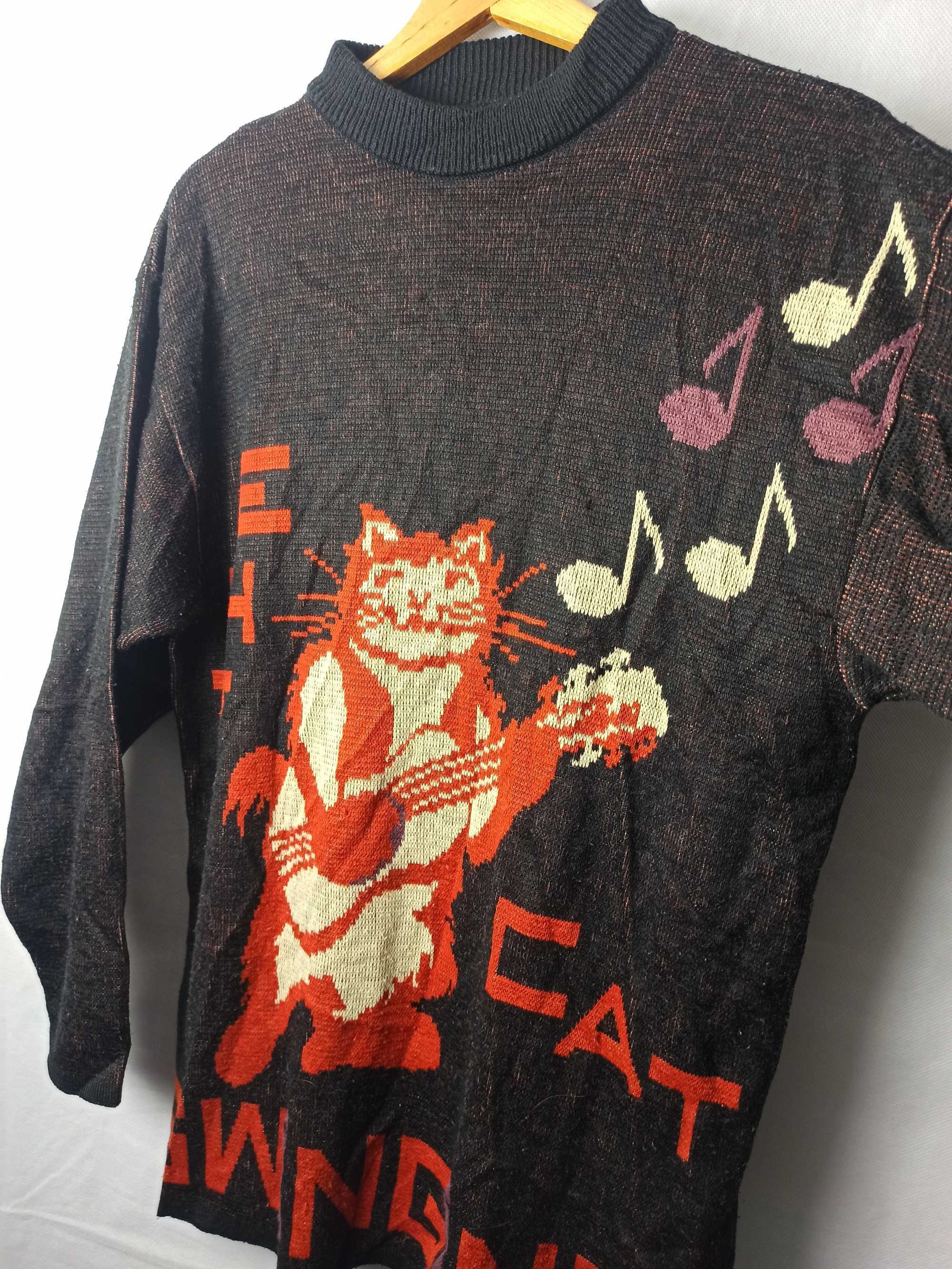 The Swinging Cat Vintage 90s Jumper długi sweter