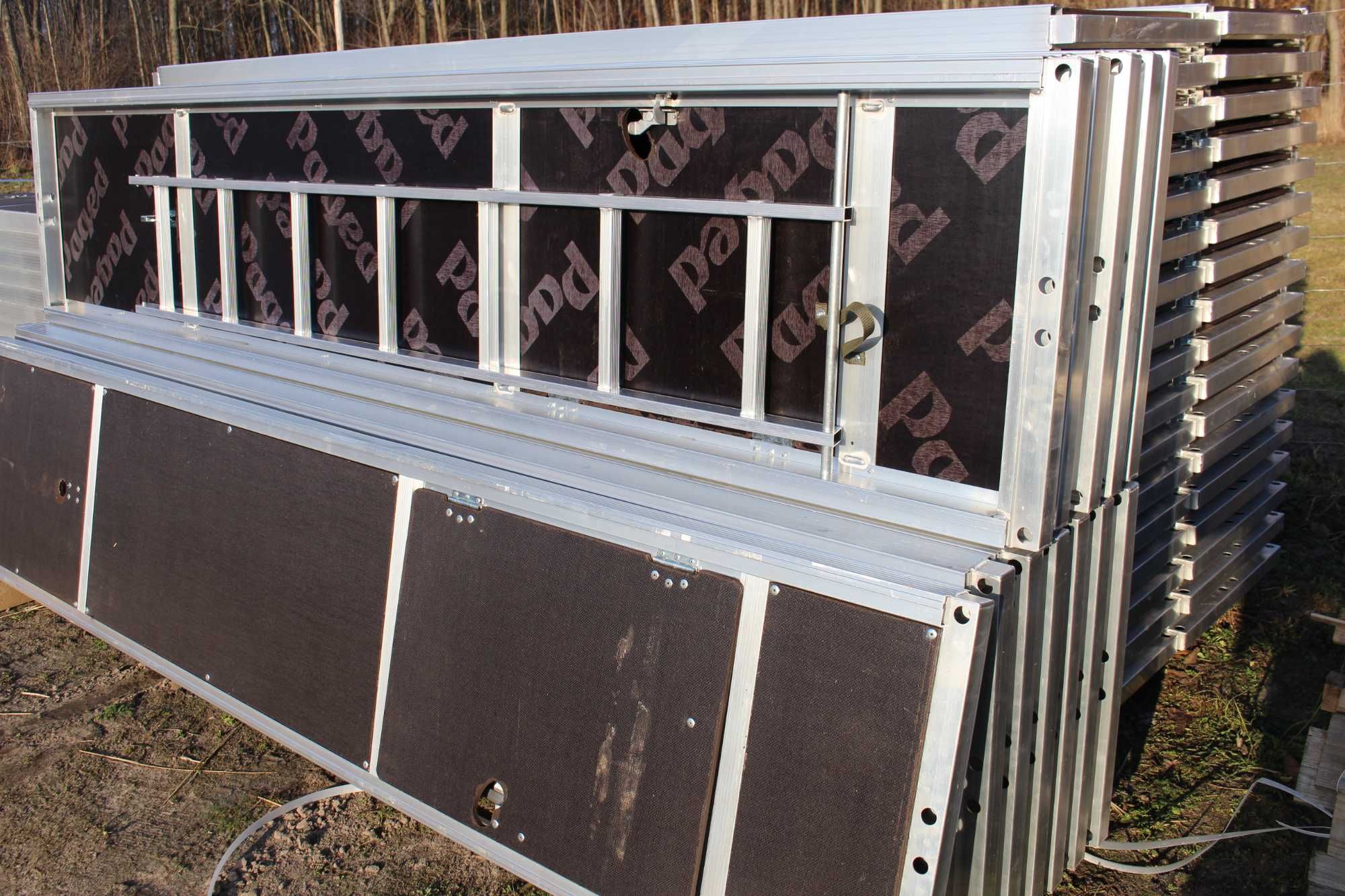 Rusztowanie elewacyjne plettac 9x8m powierzchnia robocza 72m2