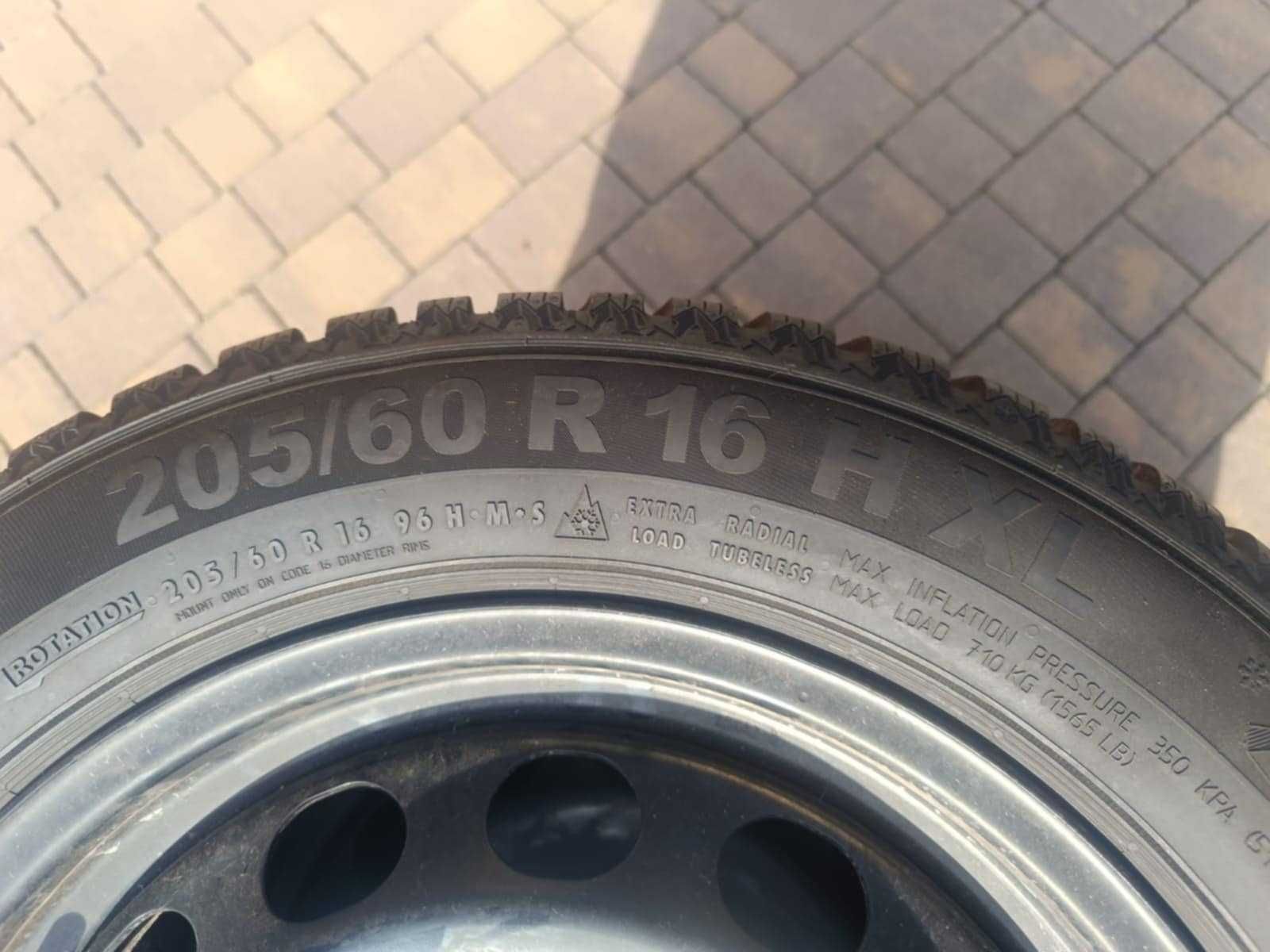 VW stalowe koła OEM / Semperit Speed-Grip 5 205/60R16 XL