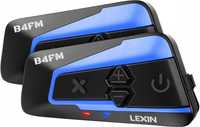 Interkom Motocyklowy Lexin B4Fm Zestaw Słuchawkowy Bluetooth 2Szt