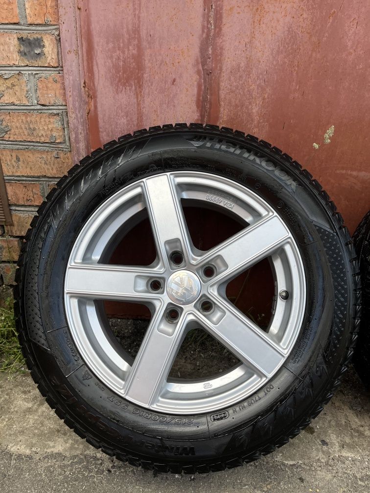 Шини 215 60 r16 зима Hankook winter i*cept iz2, 8.5 мм, 21 року