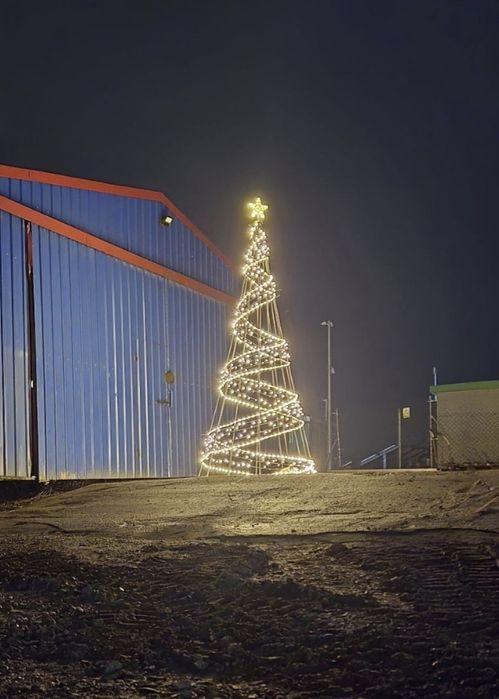 SOLIDNE Metalowe Choinki LED/składane/malowane proszkowo/PRODUCENT