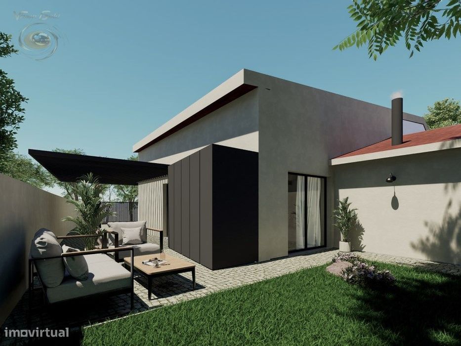 Moradia T2 em construção.