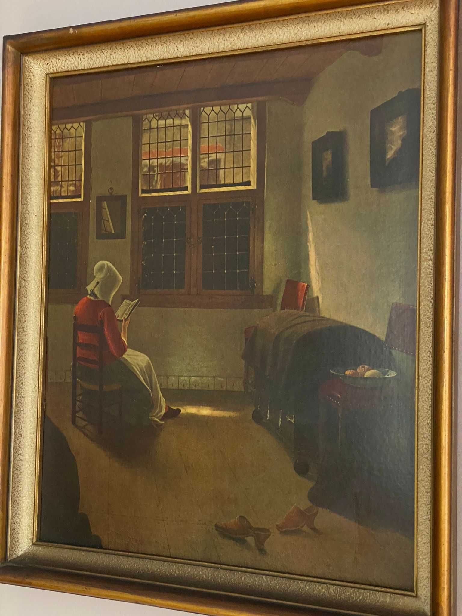 Obraz (reprodukcja), Pieter de Hooch "Wnętrze pokoju holenderskiego"