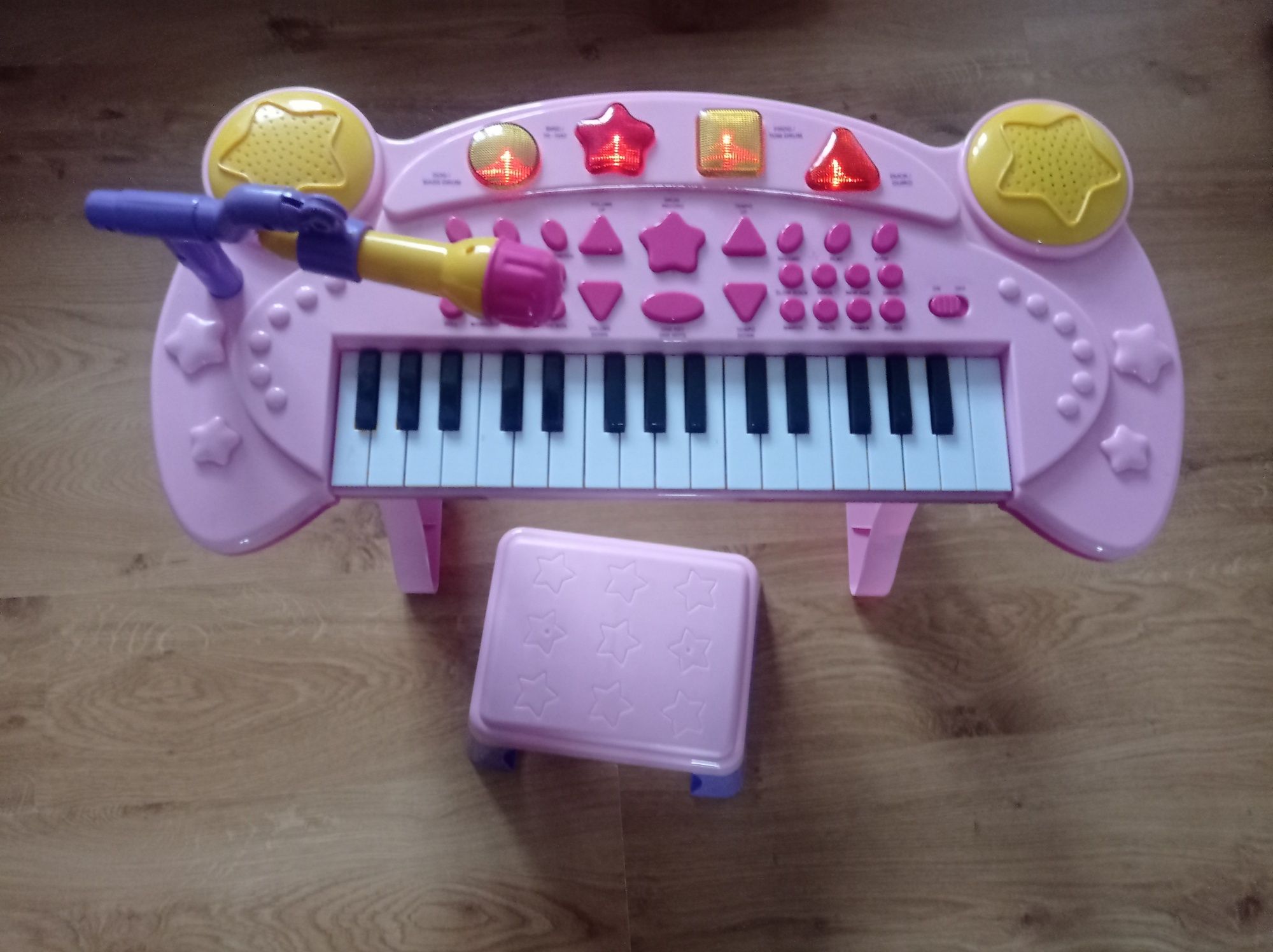 Organki na baterie różowy kolor