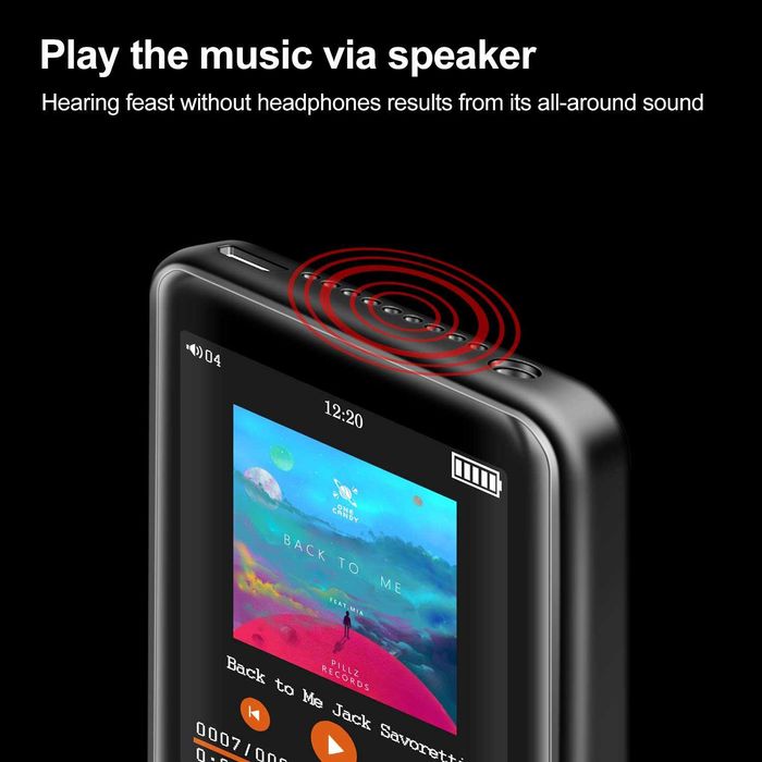 MP3 Player, Searick 16G MP3 Player with Bluetooth 4.2, 2.4"