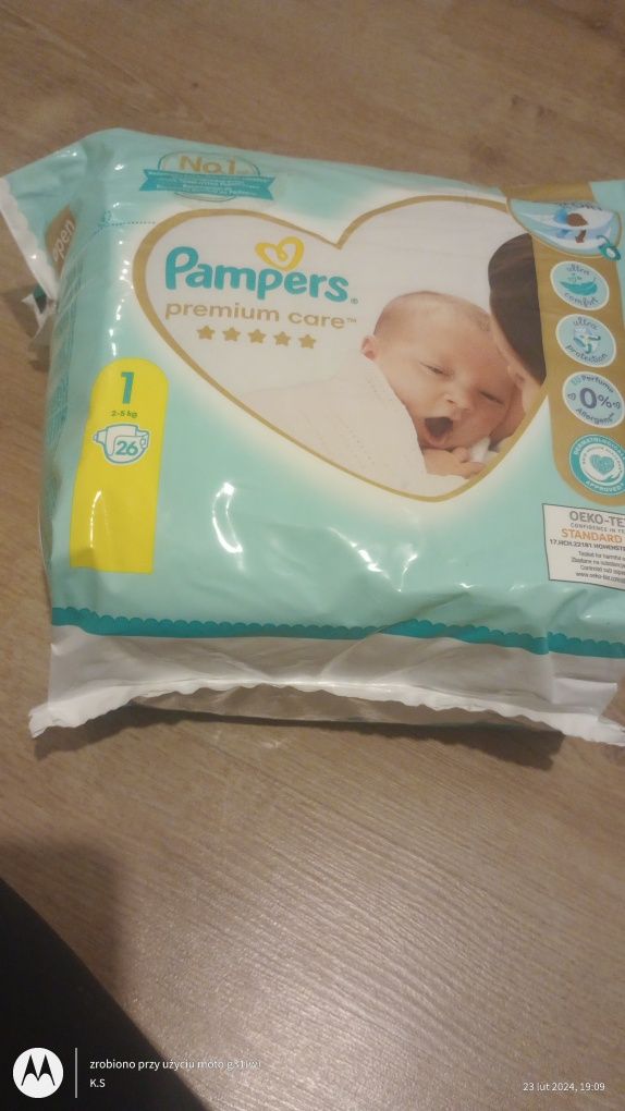 Pampersy,,Pampers premium care 1"