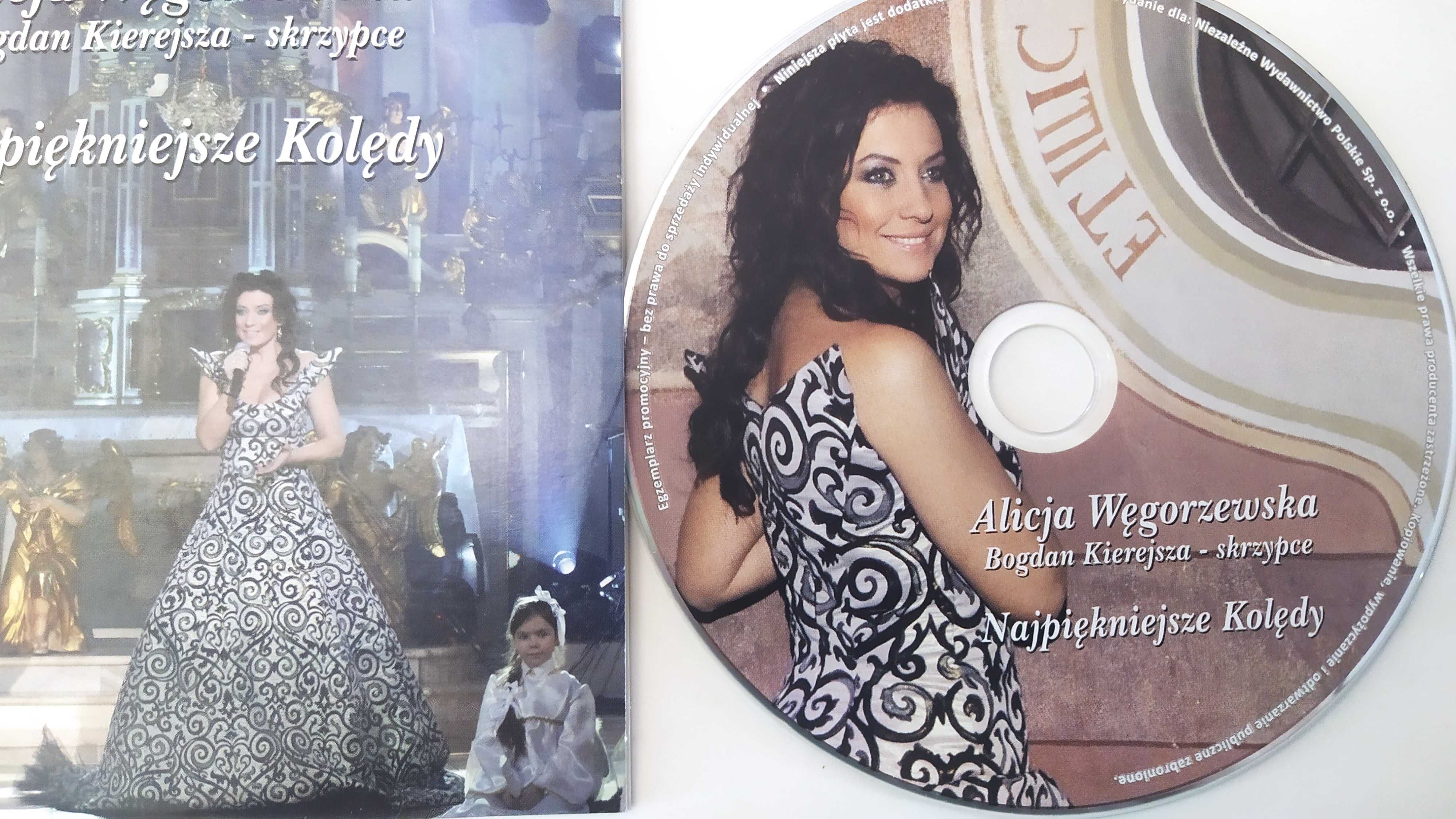 Najpiękniejsze Kolędy Alicja Węgorzewska płyta CD koperta