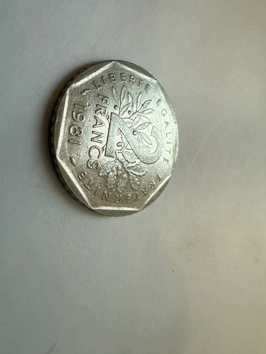 Moneta 2 franki 1981r FRANCJA