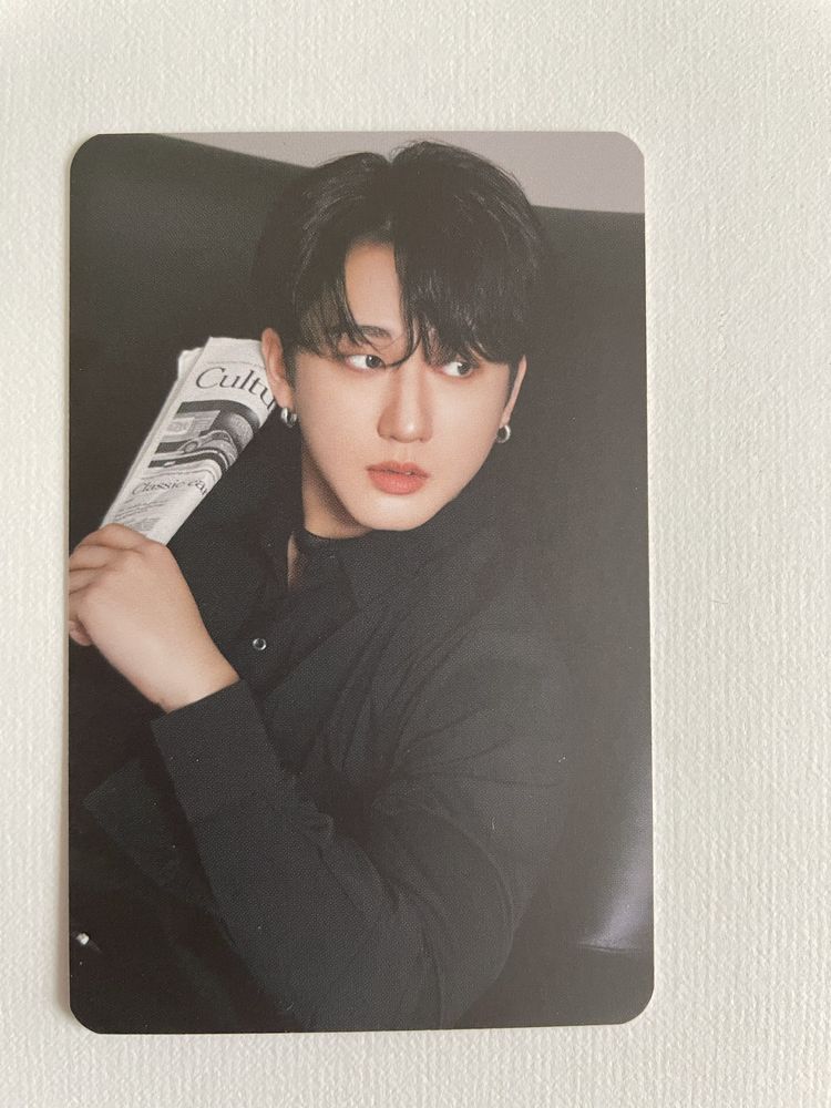 Changbin photocard Nacific SKZ in the black