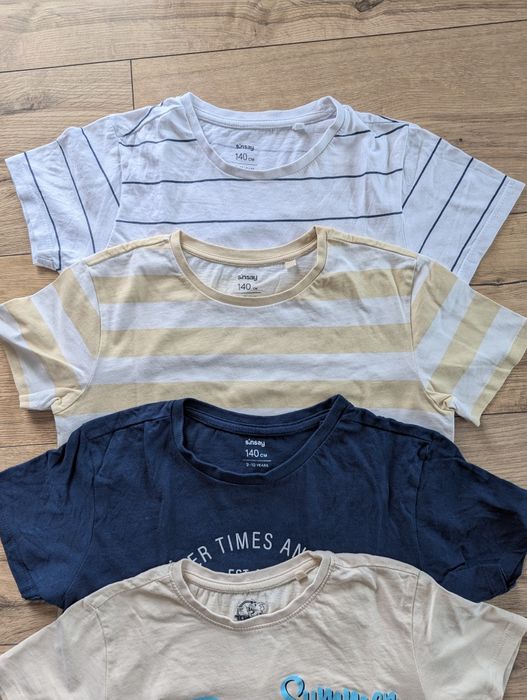 Zestaw 5szt T-shirt dla chłopca z Sinsay rozm 140