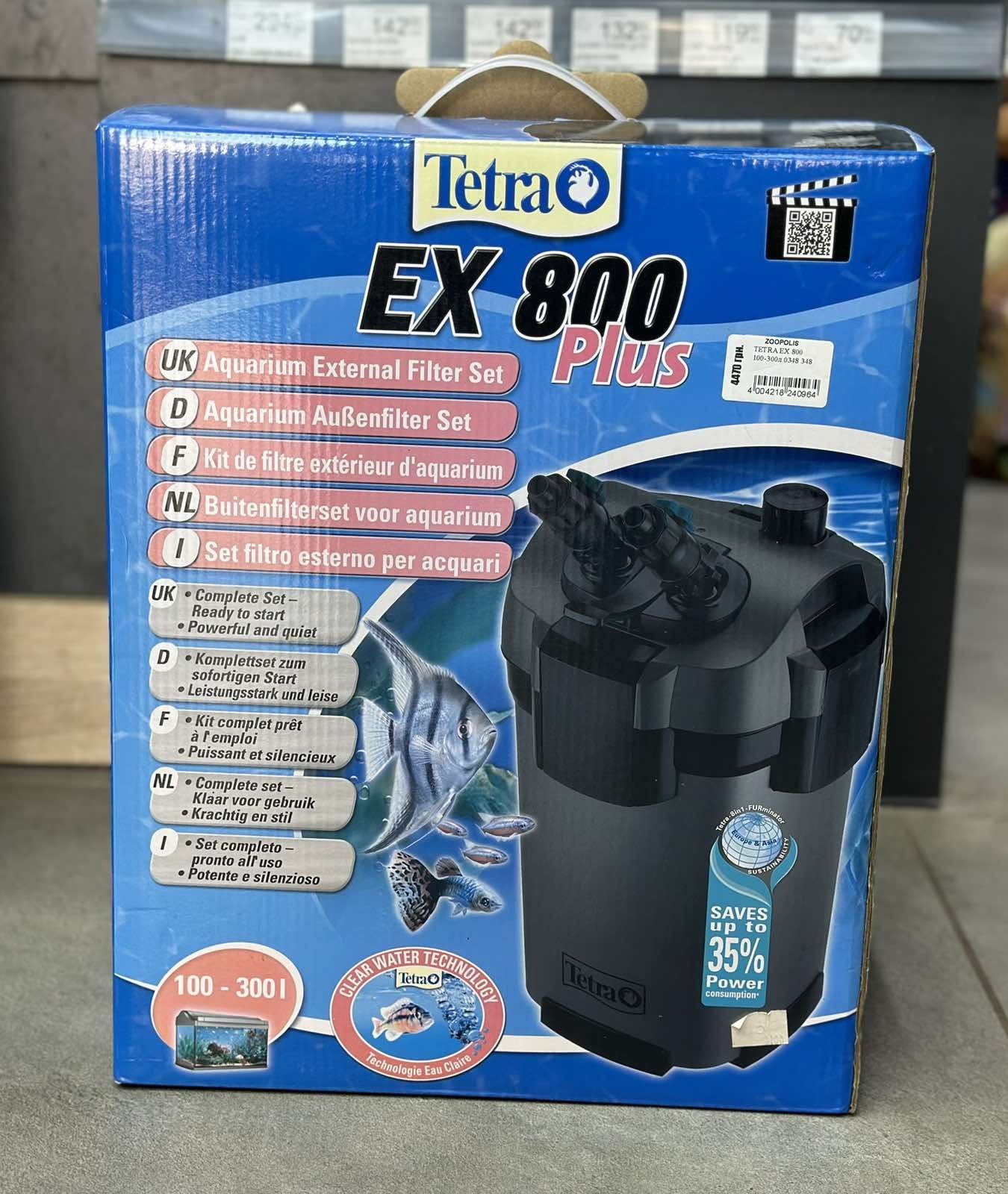 Фільтр Tetra Ex 800 plus внутрішній фільтр для акваріума