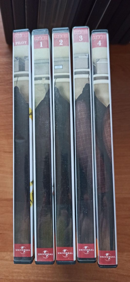 Detektyw Monk 5 płyt DVD pilot + odcinki od 1 do 4