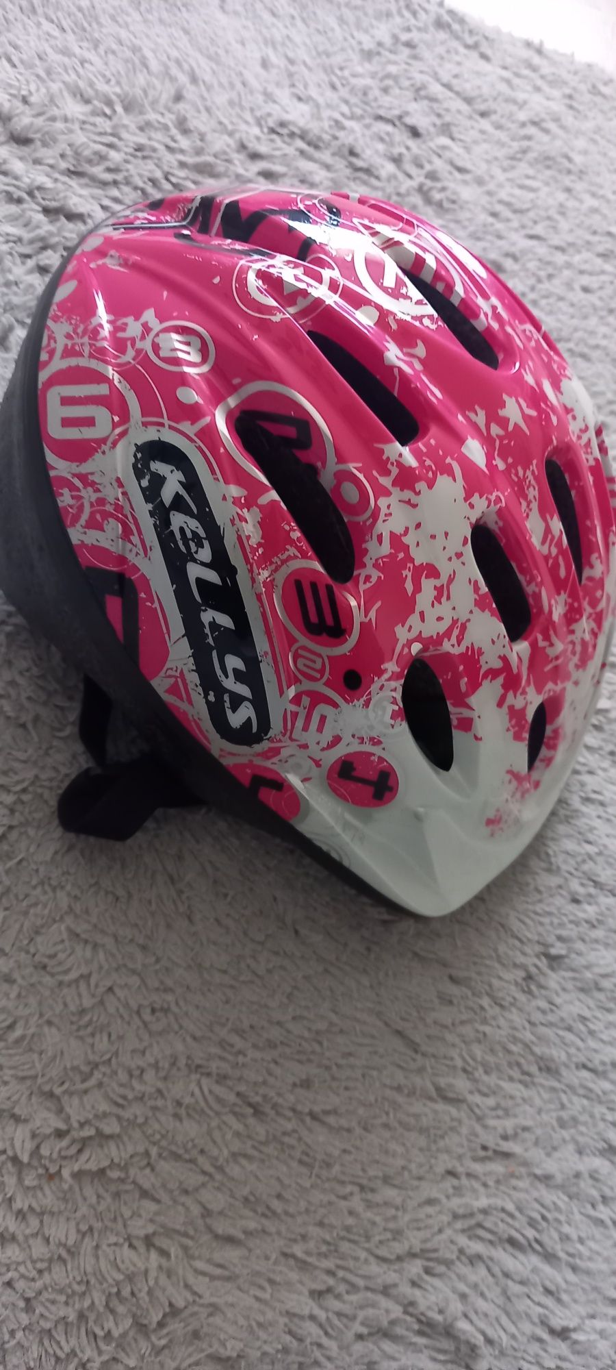 Kask rowerowy dziewczęcy XS