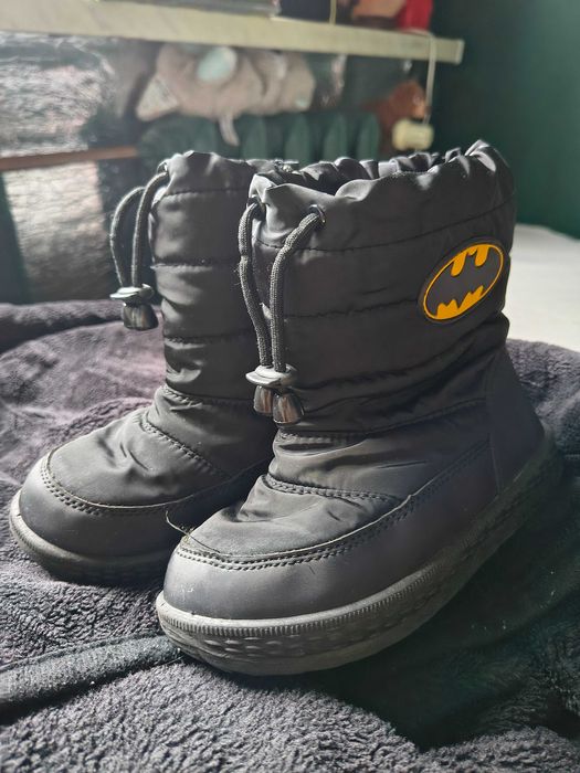 Buty dziecięce zimowe śniegowce Batman rozmiar 30
