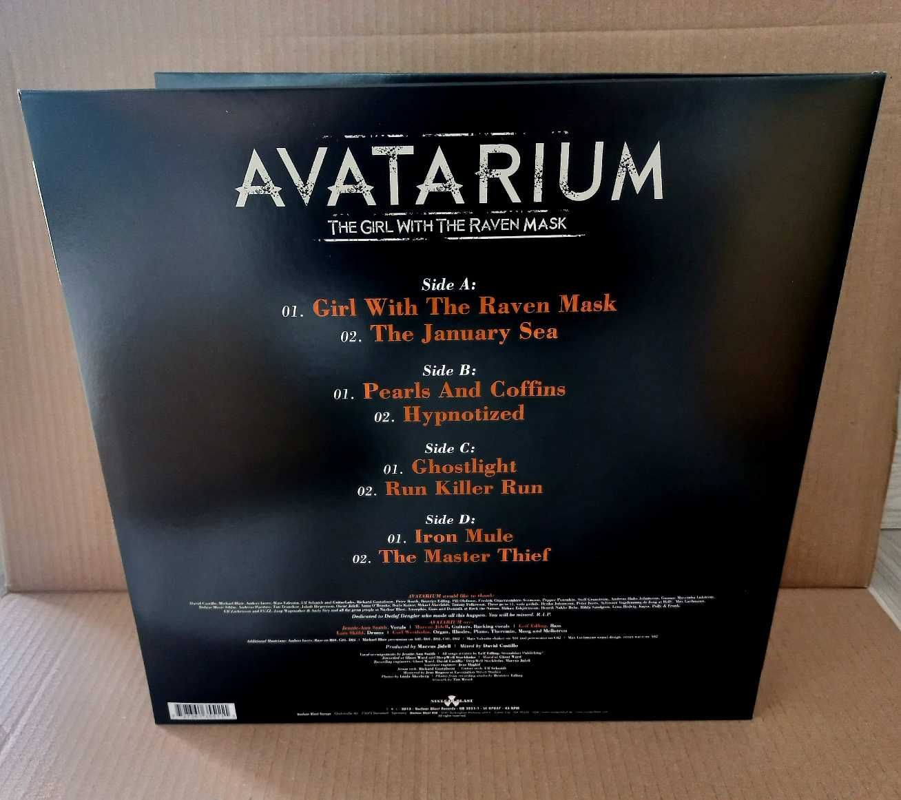 AVATARIUM - The Girl With The Raven Mask (2 x Black Vinyls)