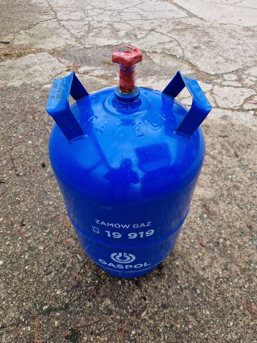 Butla gazowa gaz 11 kg pełna z kołnierzem lub bez, z plombą i legaliza