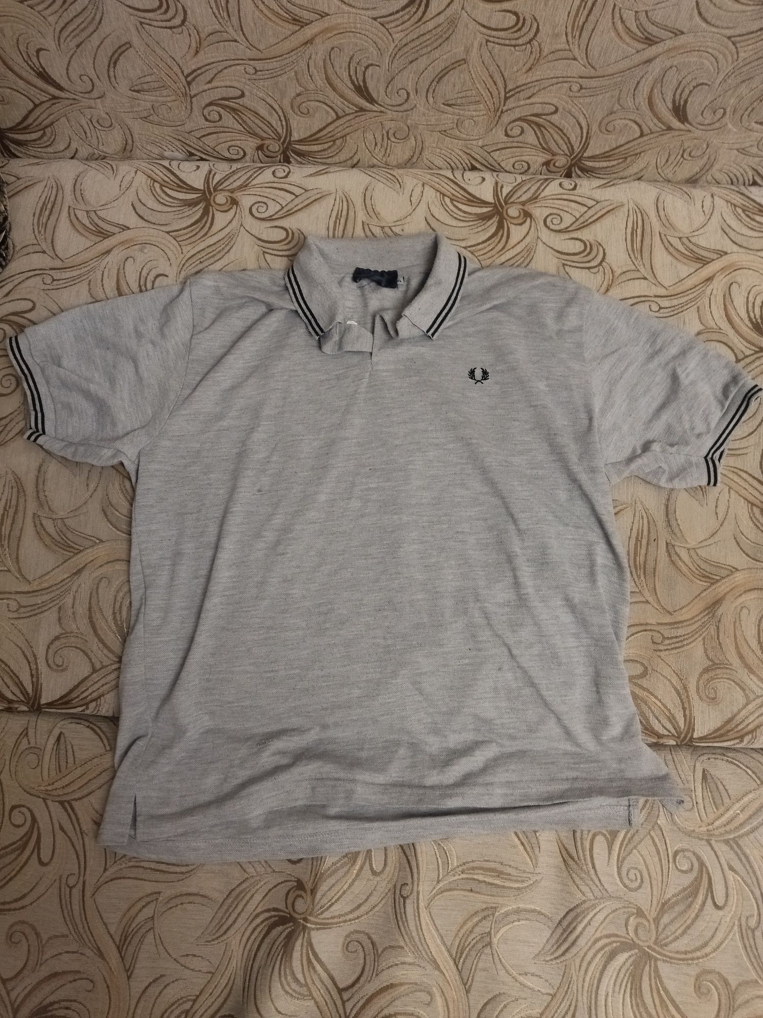 Поло Fred Perry серое