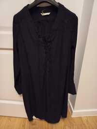 Sukienka ciążowa H&M Mama, ciemny granat, rozmiar 38