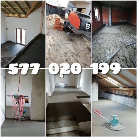 Wylewki maszynowe z mixokreta, chudziaki,styrobeton