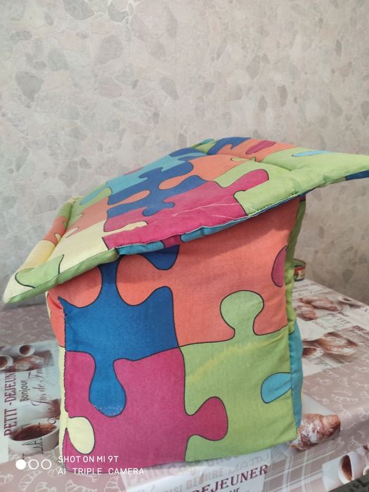 Теплый Мягкий Домик Диван Лежачок лежанка